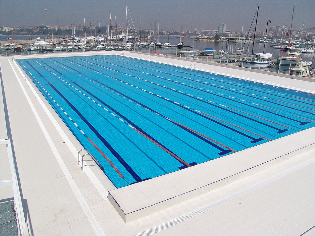 Porcelain Pool Tiles - Olympic Series