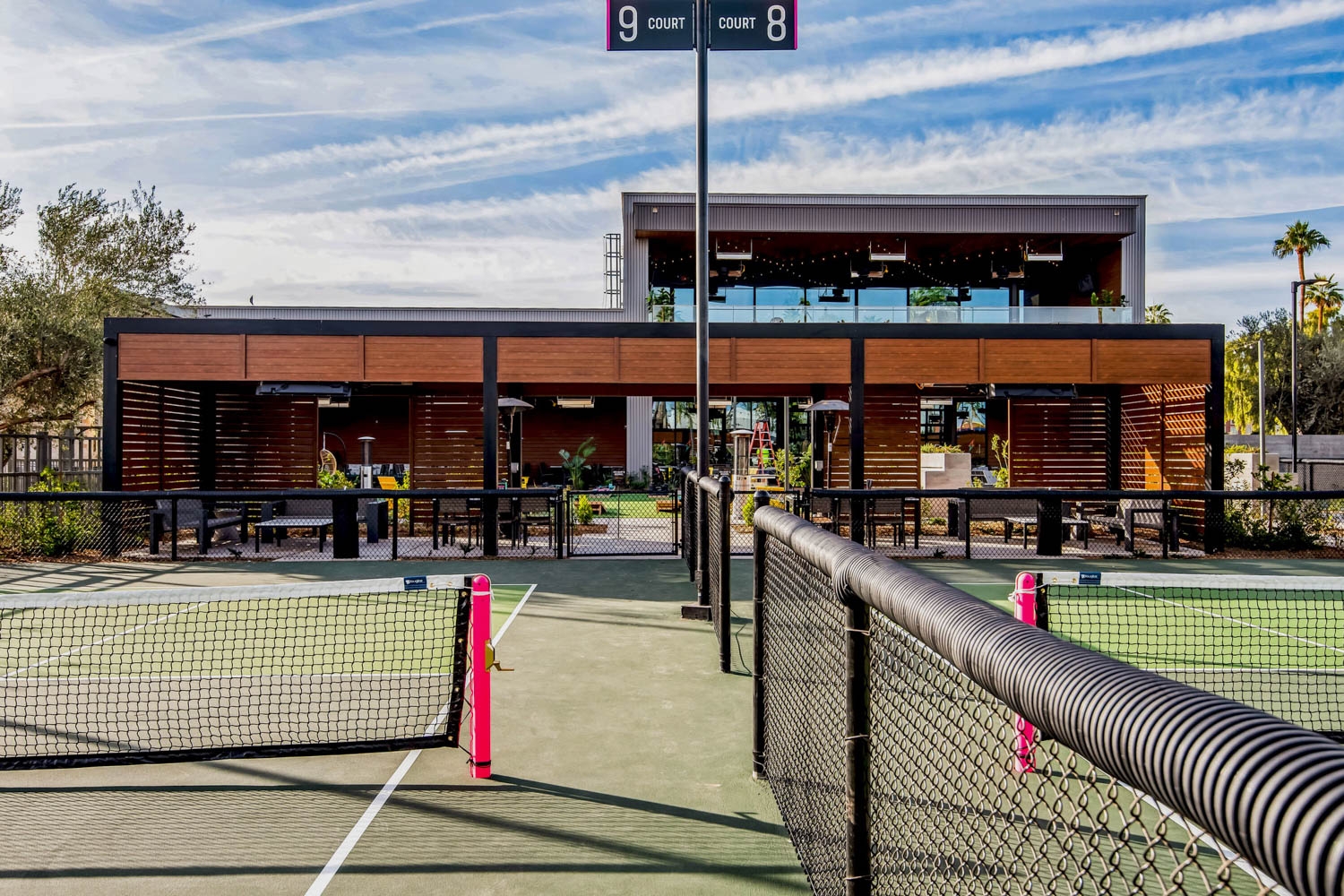 Aluminum Shade Systems in Sports Facility