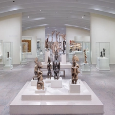 Display Cases at The Metropolitan Museum of Art