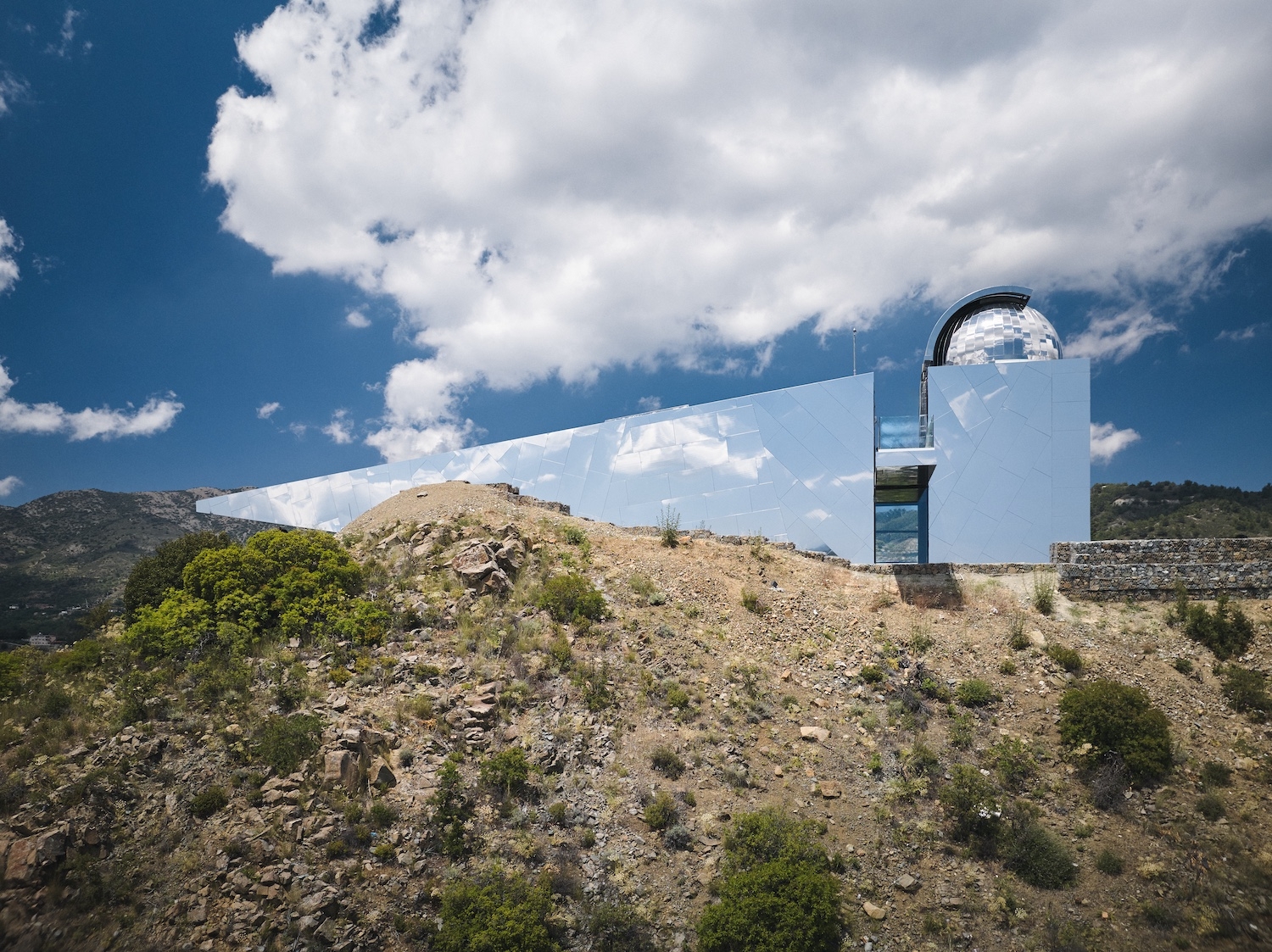 Fire Retardant Panels at Troodos Observatory