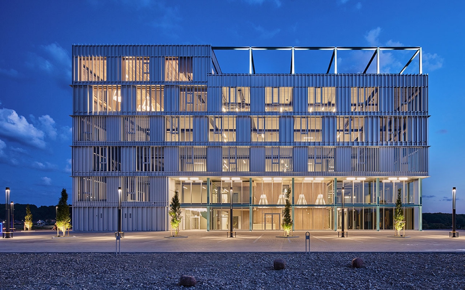 Aluminium Composite Panels at Office Building