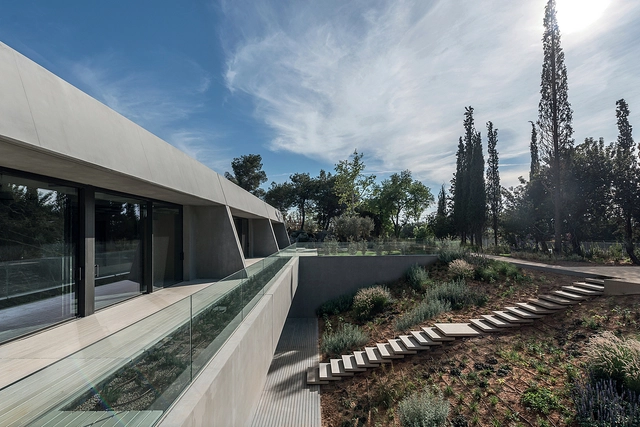 Coated Aluminum Profiles in Attica Office Building