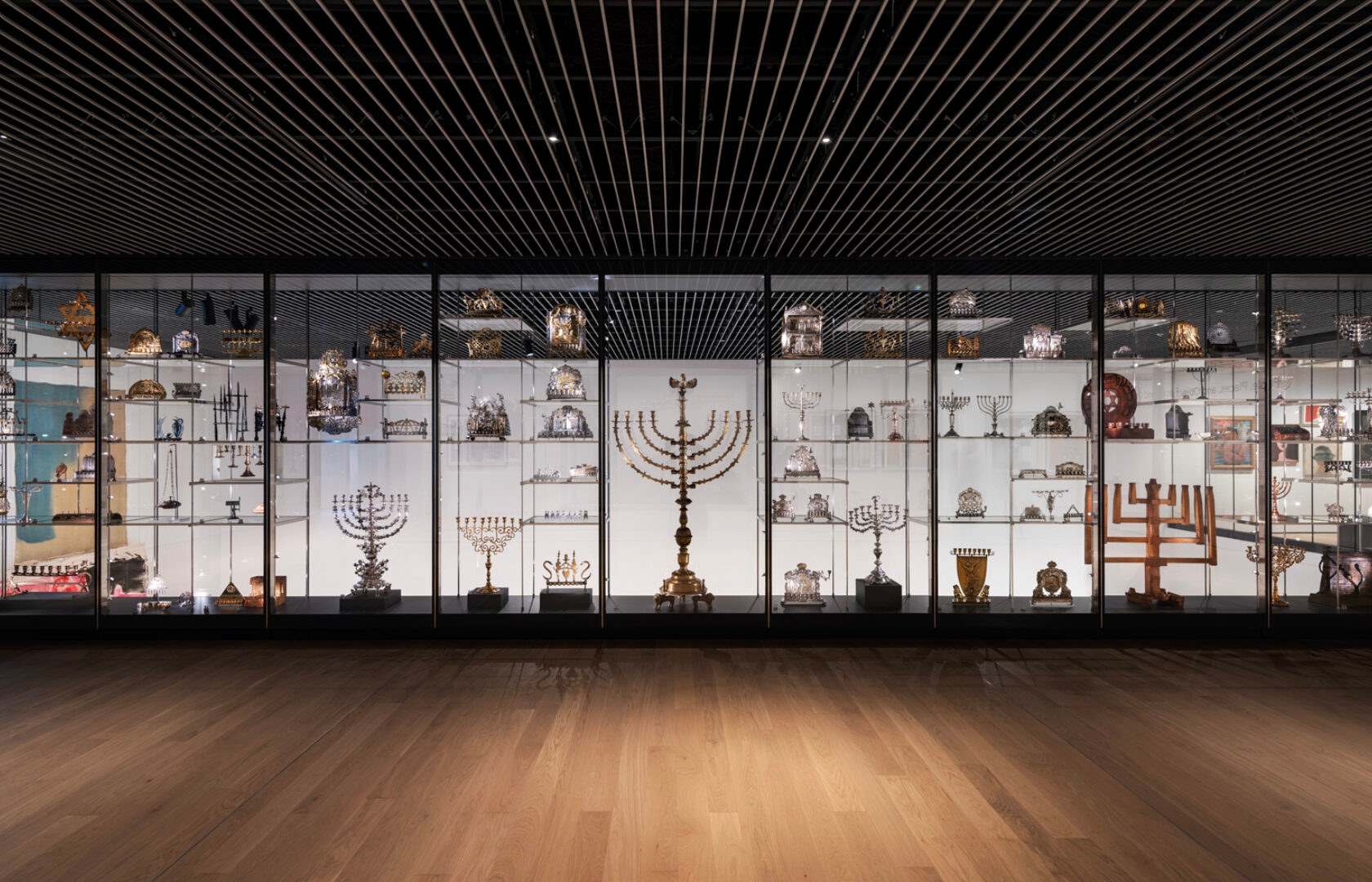 Display Cases at Jewish Museum (NYC)