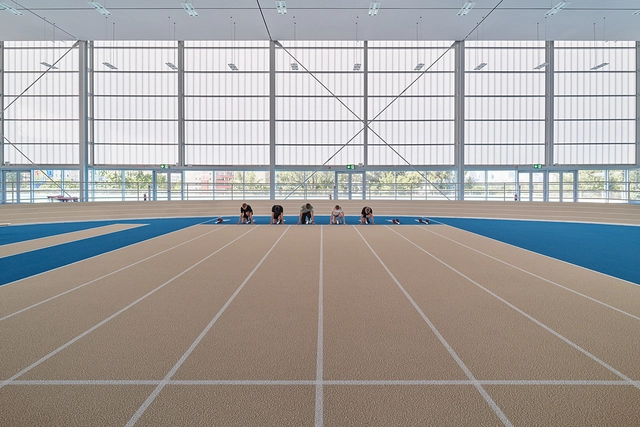 Translucent Polycarbonate Architecture at Sport Arena Vienna