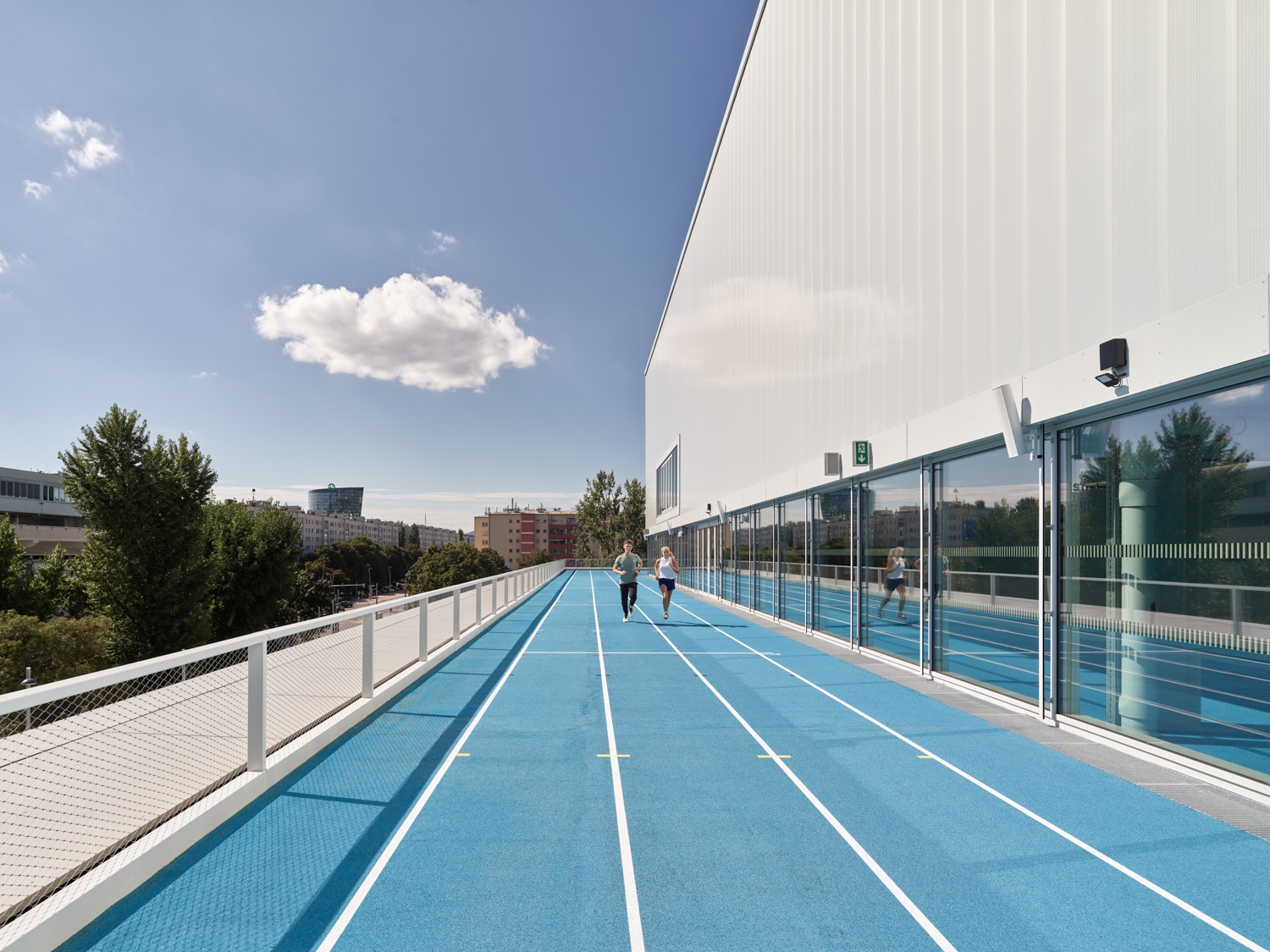 Translucent Polycarbonate Architecture at Sport Arena Vienna