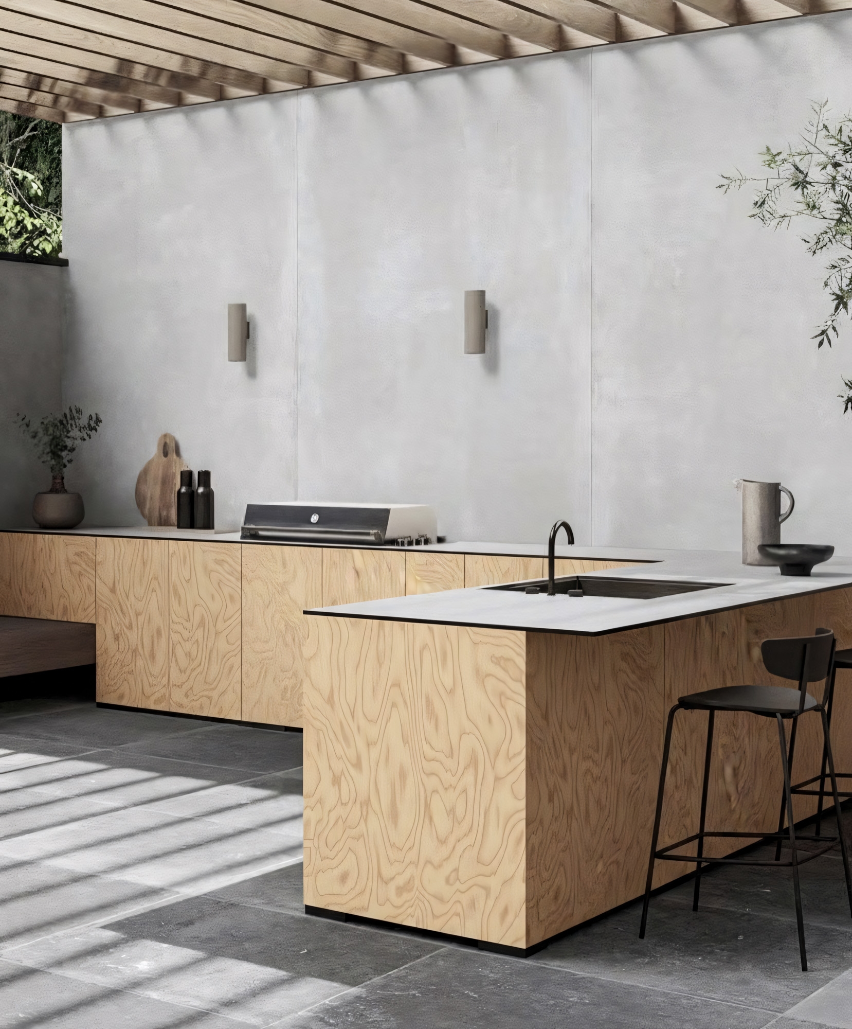 Mobiliario de cocina para exteriores