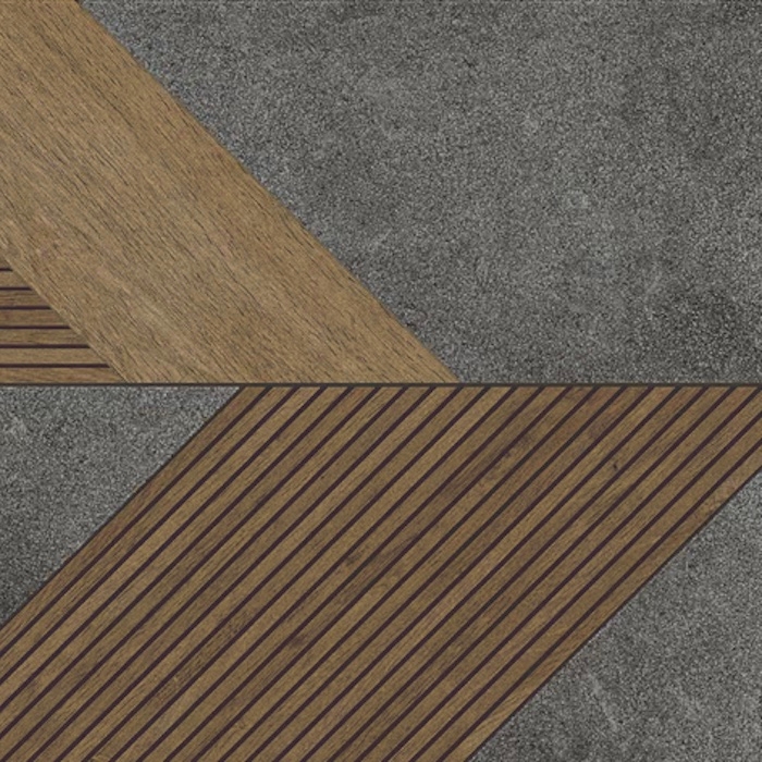 Porcelanato tipo panel de madera - 3D Deco