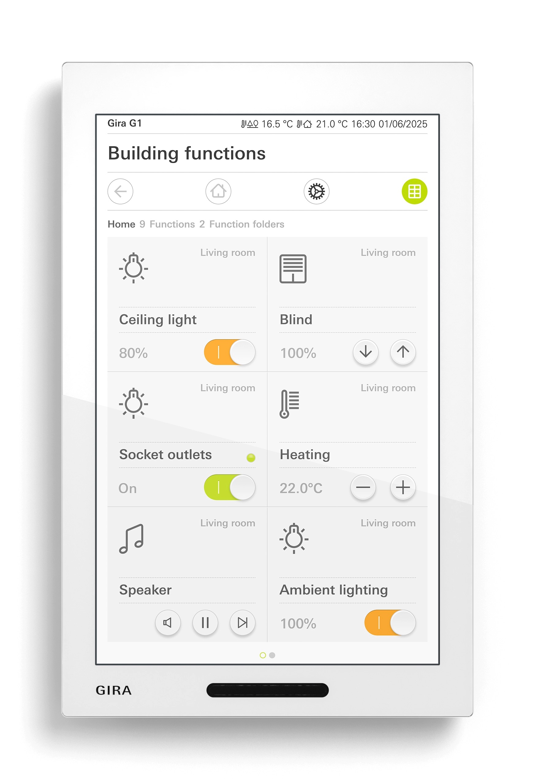 Smart Central Control Unit - Gira G1