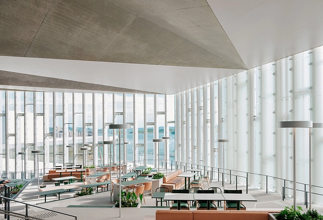 Ornate Glass at the Deichman Library