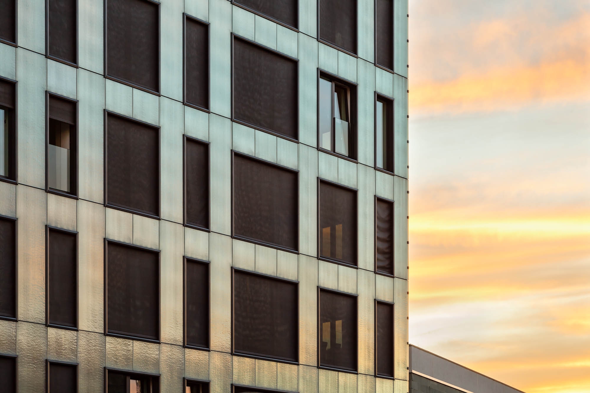 Ornament Glass at the Basel Market Hall