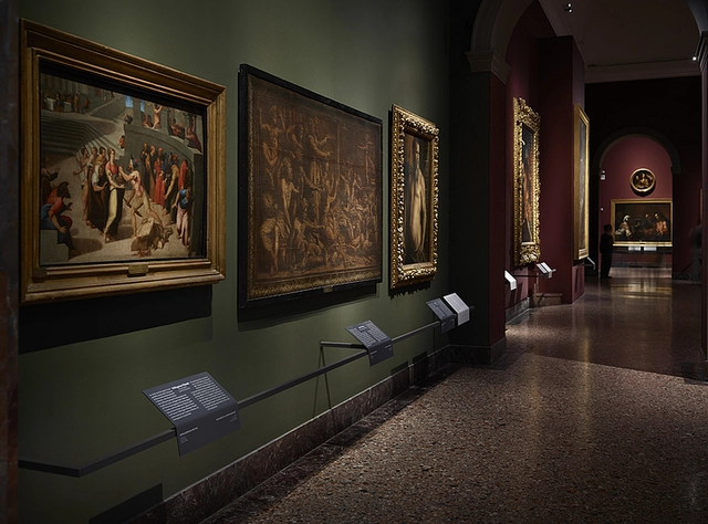 Barriers at the Pinacoteca di Brera, Milan | ©Mario Ciampi
