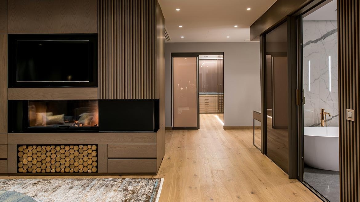 Custom Interior Woodwork in Grand Boudoir