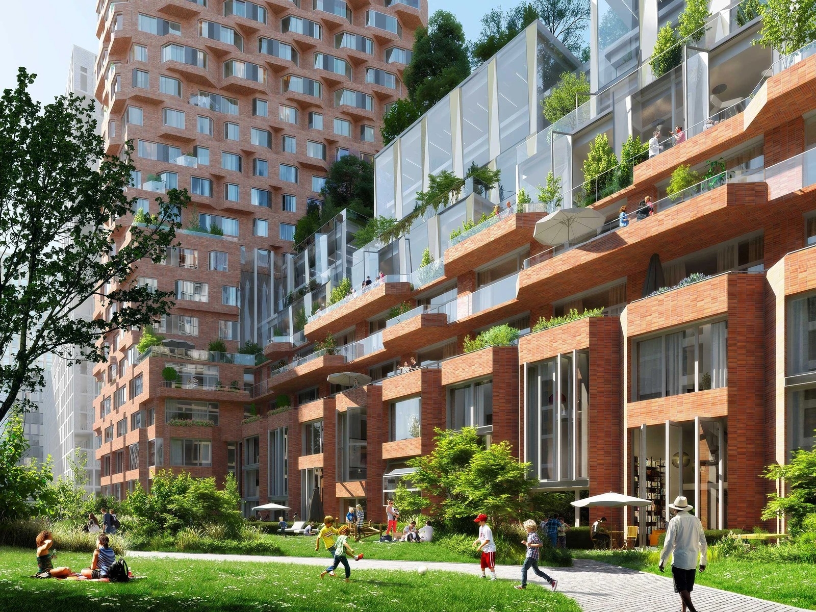 Thermal Brick Facade at De Puls Amsterdam