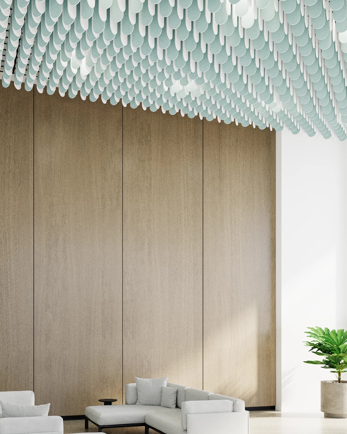Acoustic Ceiling System & Light - Flock