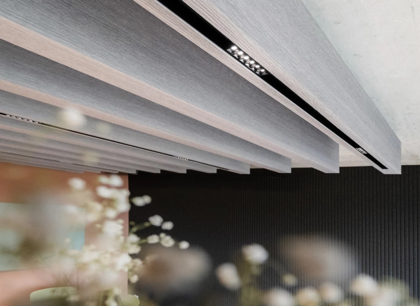 Volumetric Ceiling Baffle & Light - Balken