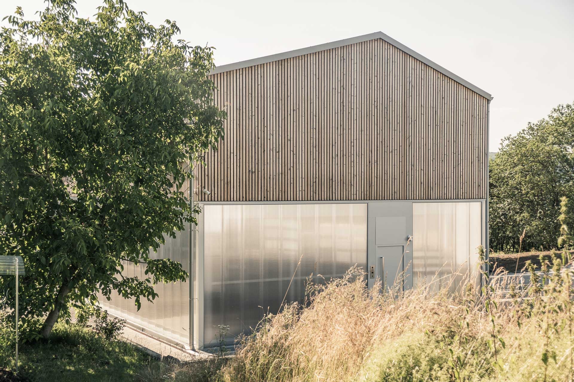 Translucent Building Elements in Modular Hall