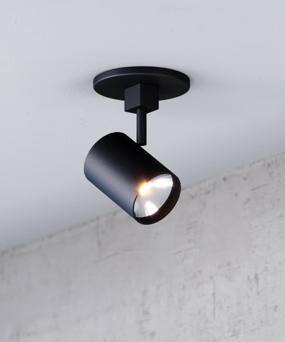 Architectural Cylinder LED Track Light Head