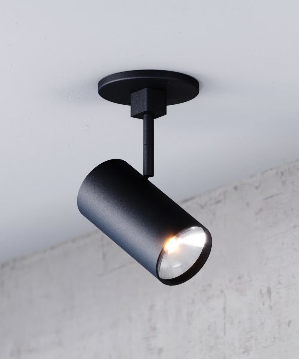 Architectural Cylinder LED Track Light Head