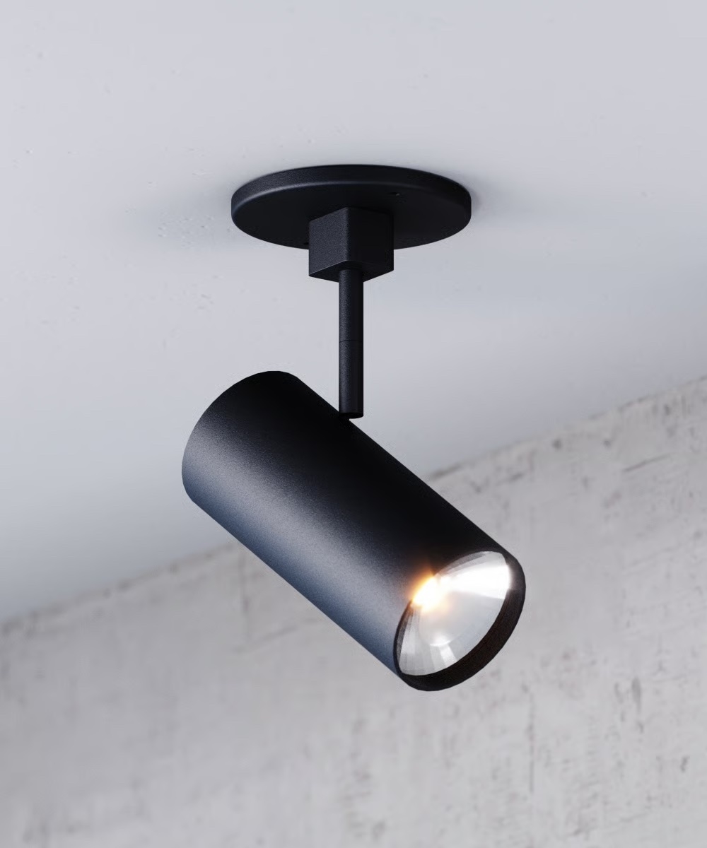 Architectural Cylinder LED Track Light Head