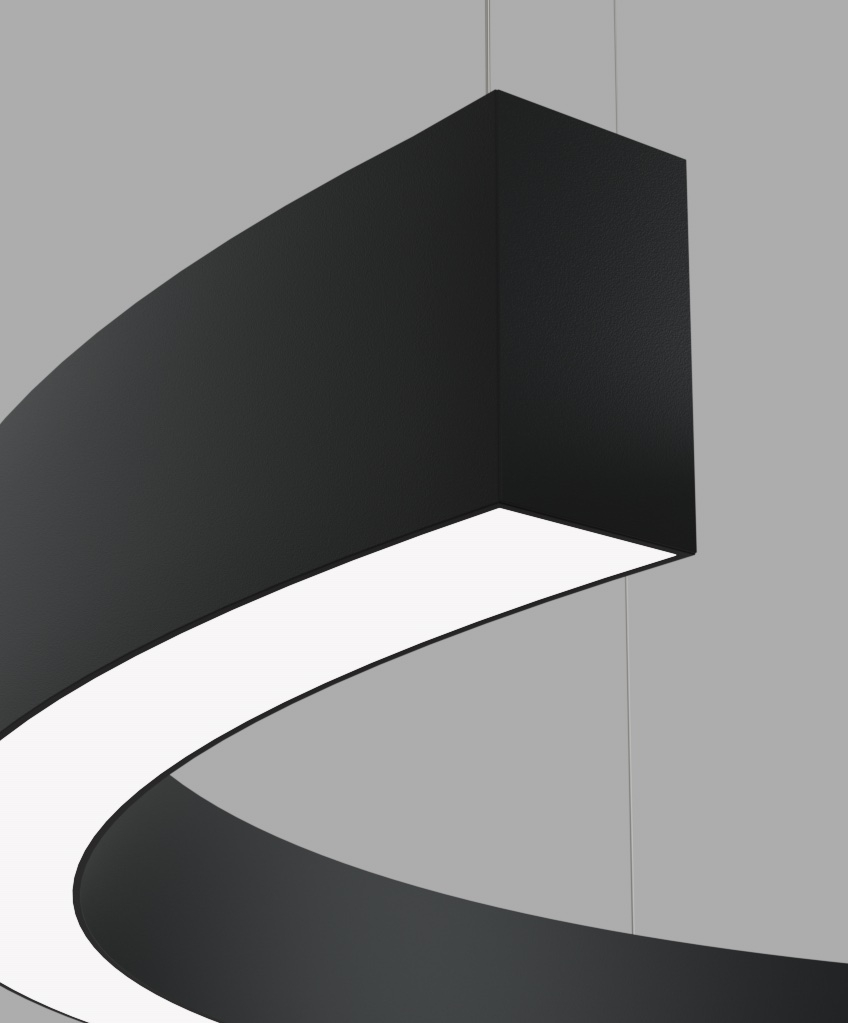 Curved Direct/Indirect LED Pendant System