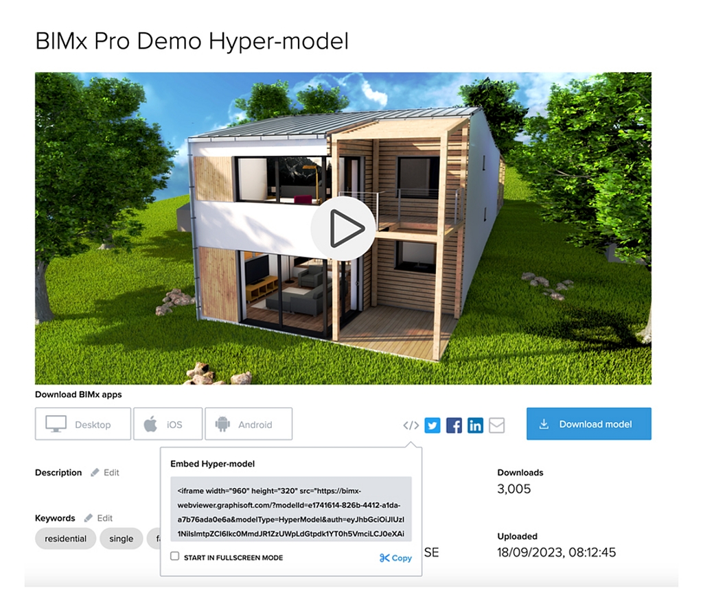 BIM Presentation and Communication - BIMx