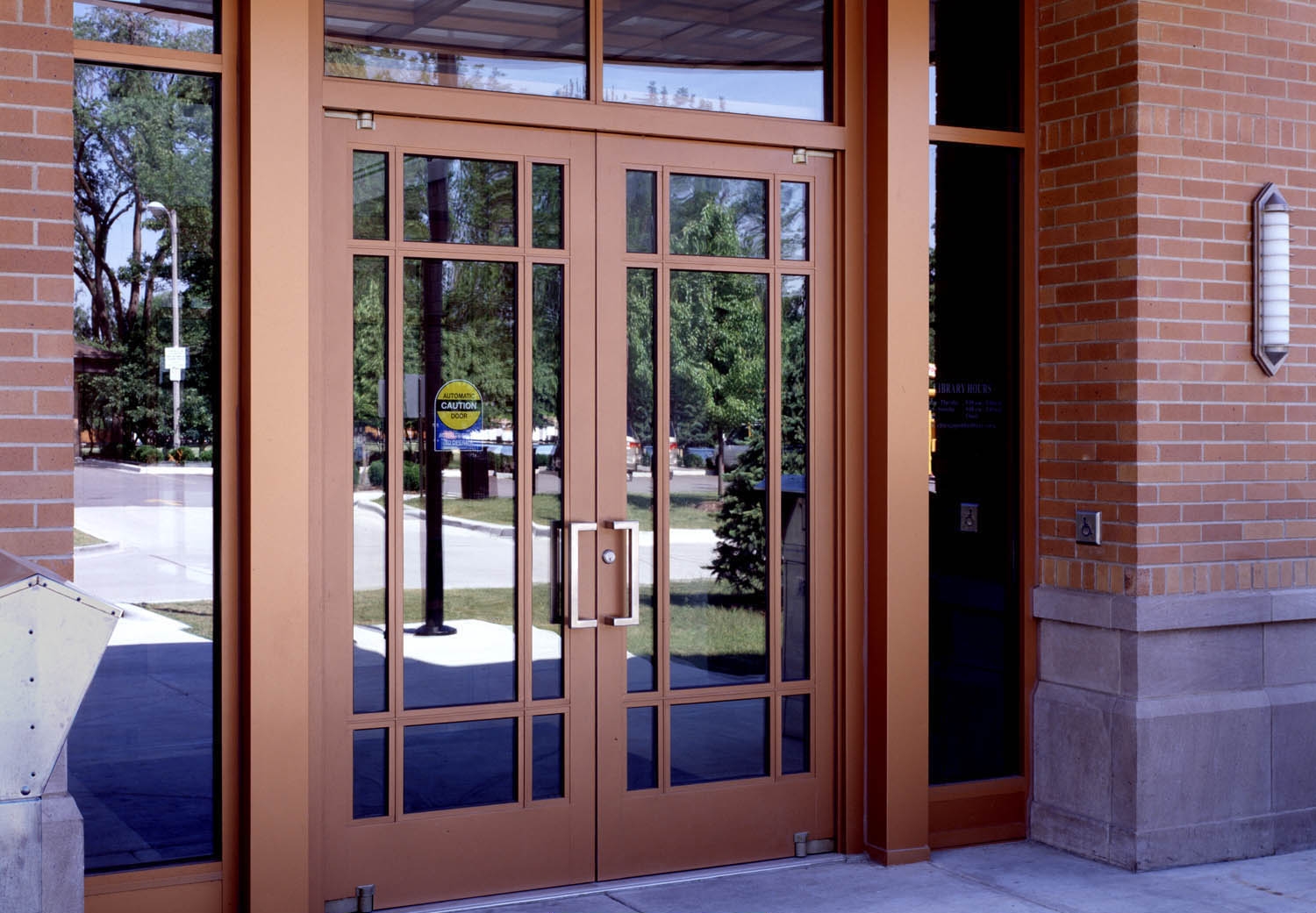 Aluminum Doors - Extruded Aluminum Balanced Doors