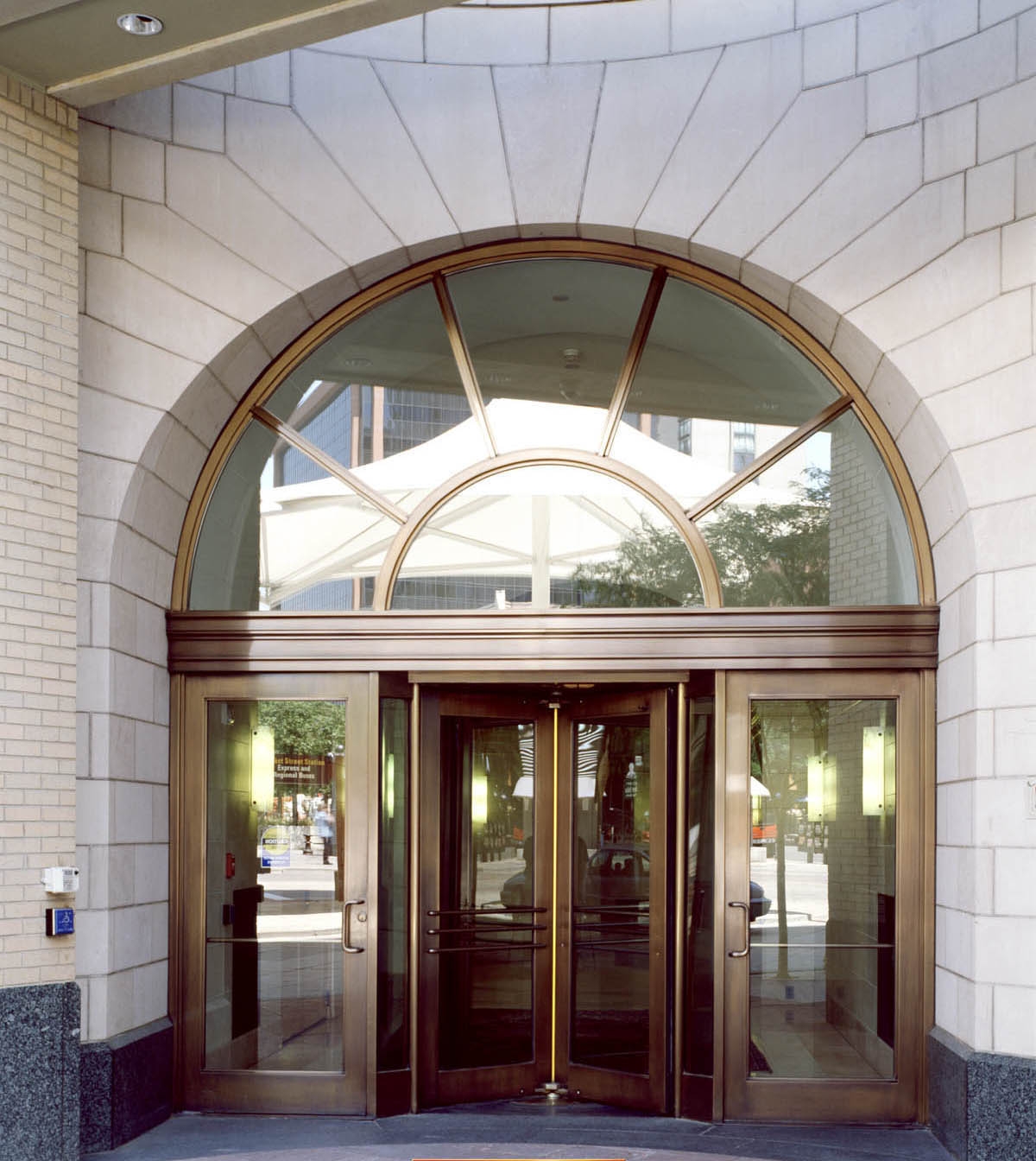 Bronze Doors - Formed Bronze Balanced Doors