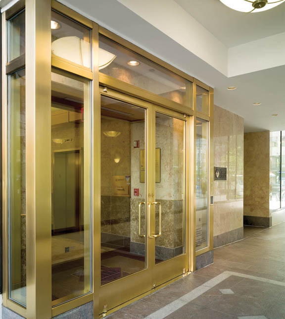 Bronze Doors - Formed Bronze Balanced Doors