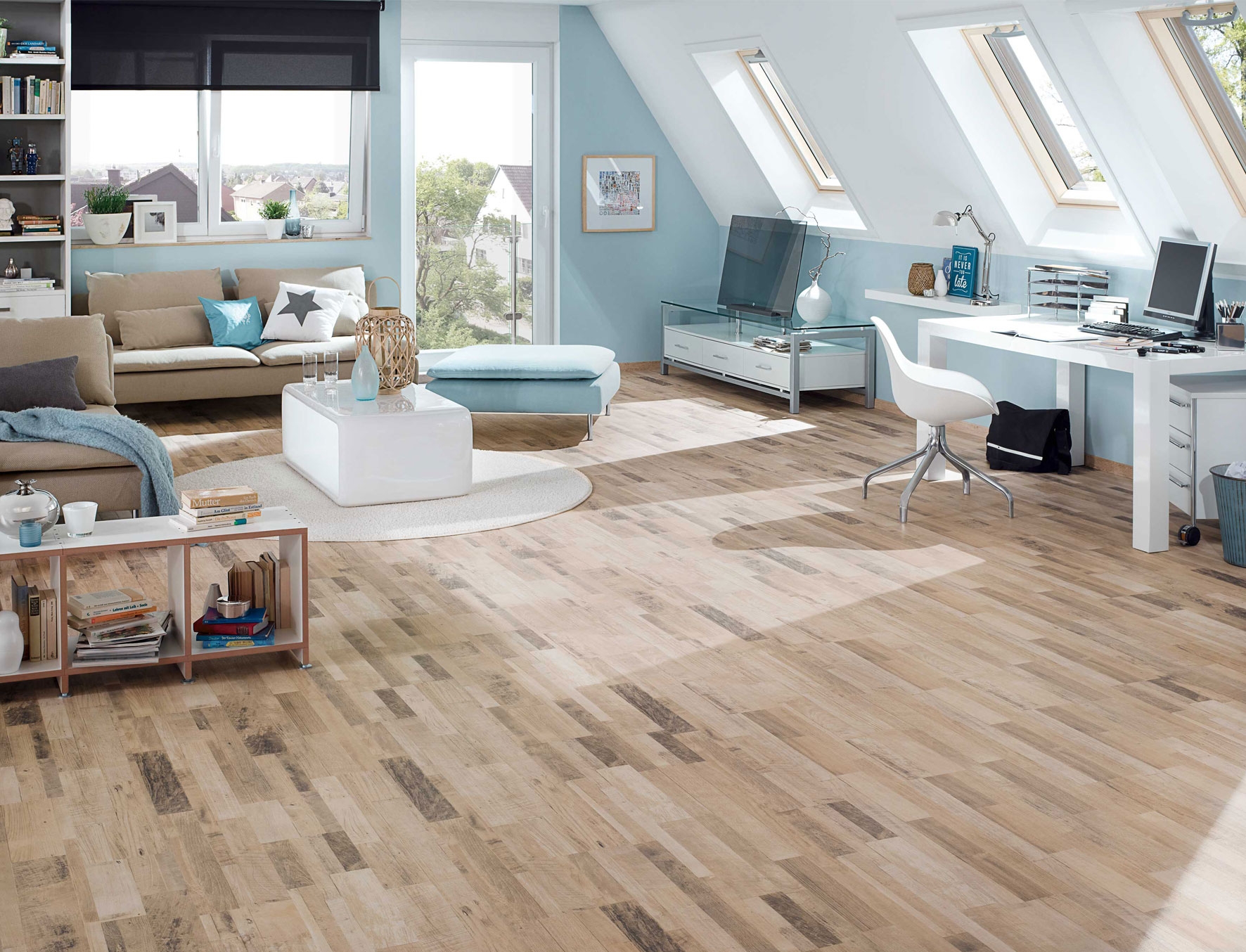 Piso fotolaminado Krono - Cabana Driftwood