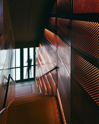 Highline Ballroom | New York, NY | custom blackened steel w/clear coat | Perforated Cassette Panels | Architect: DXA Studio