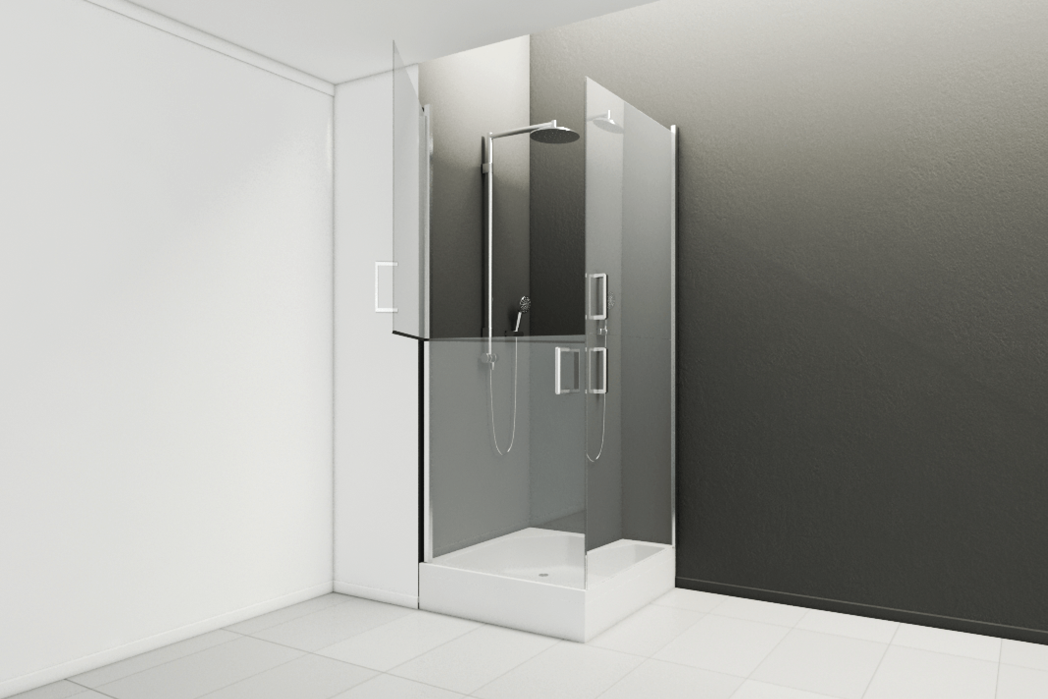 Mampara Alter esquina / Wasser