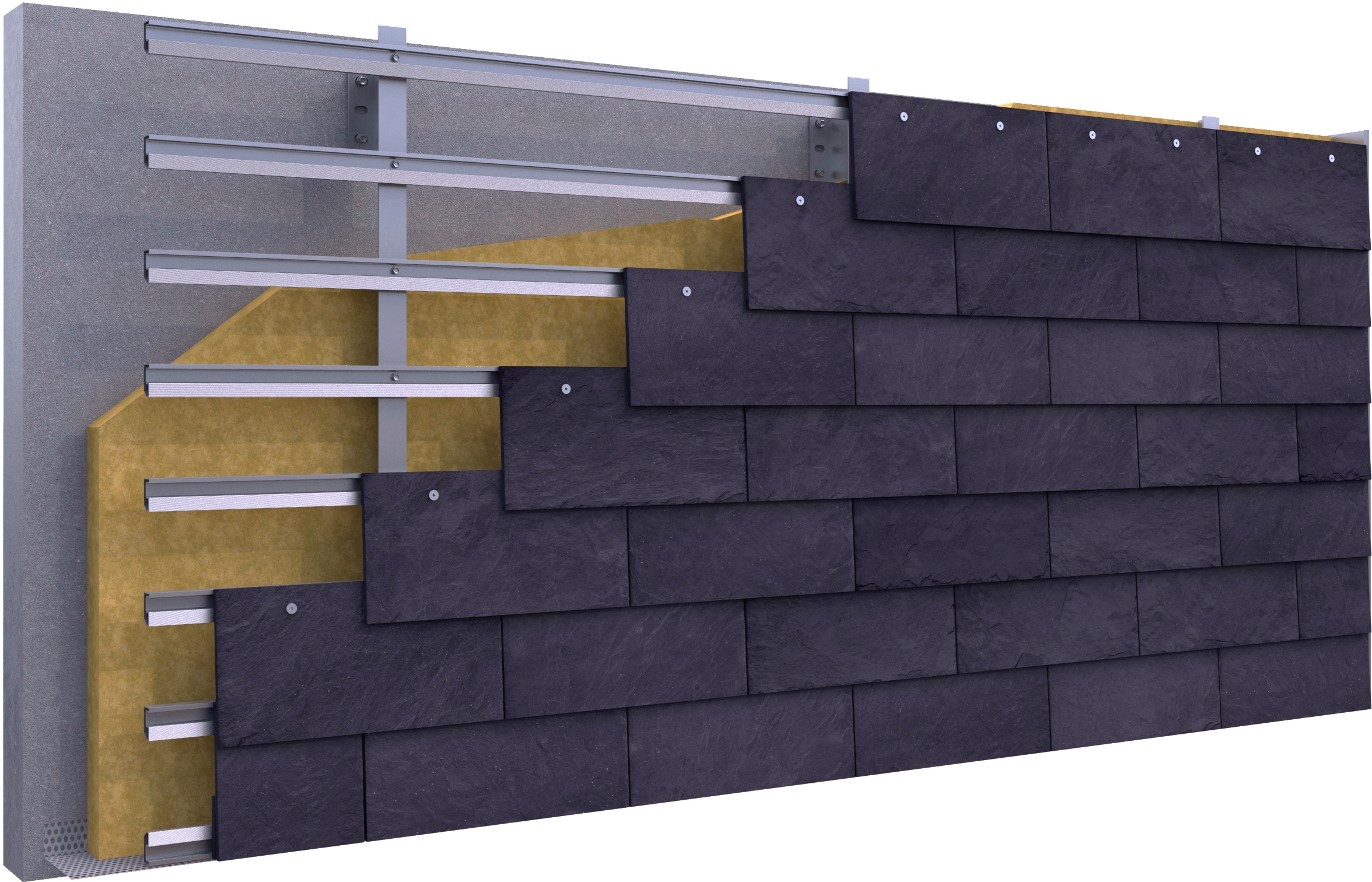 Rainscreen Cladding System CUPACLAD® 101 LOGIC