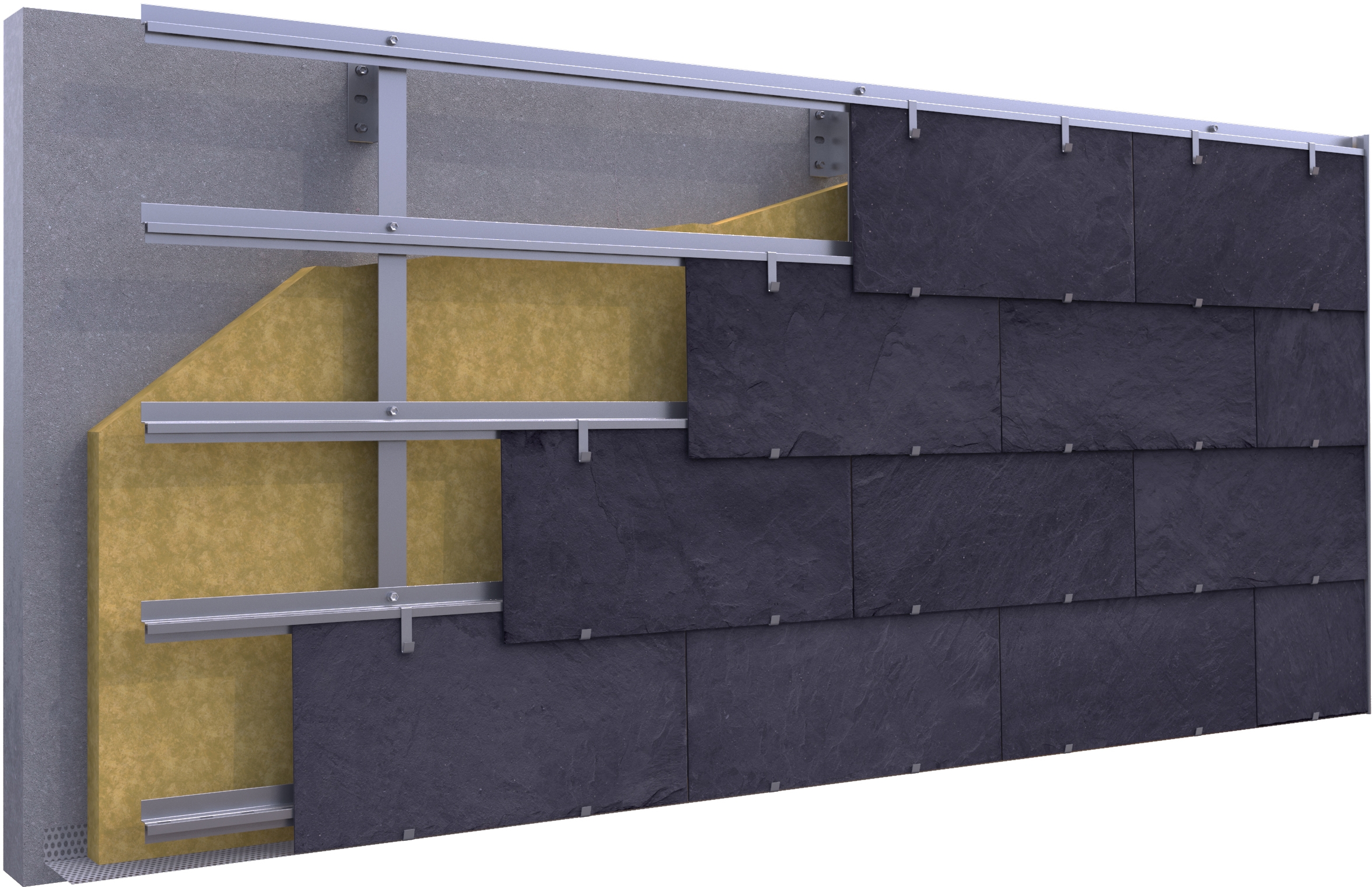 Rainscreen Cladding System CUPACLAD 201 VANGUARD