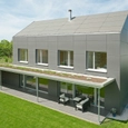 Fiber Cement Roof Panel - Swisspearl 5th facade