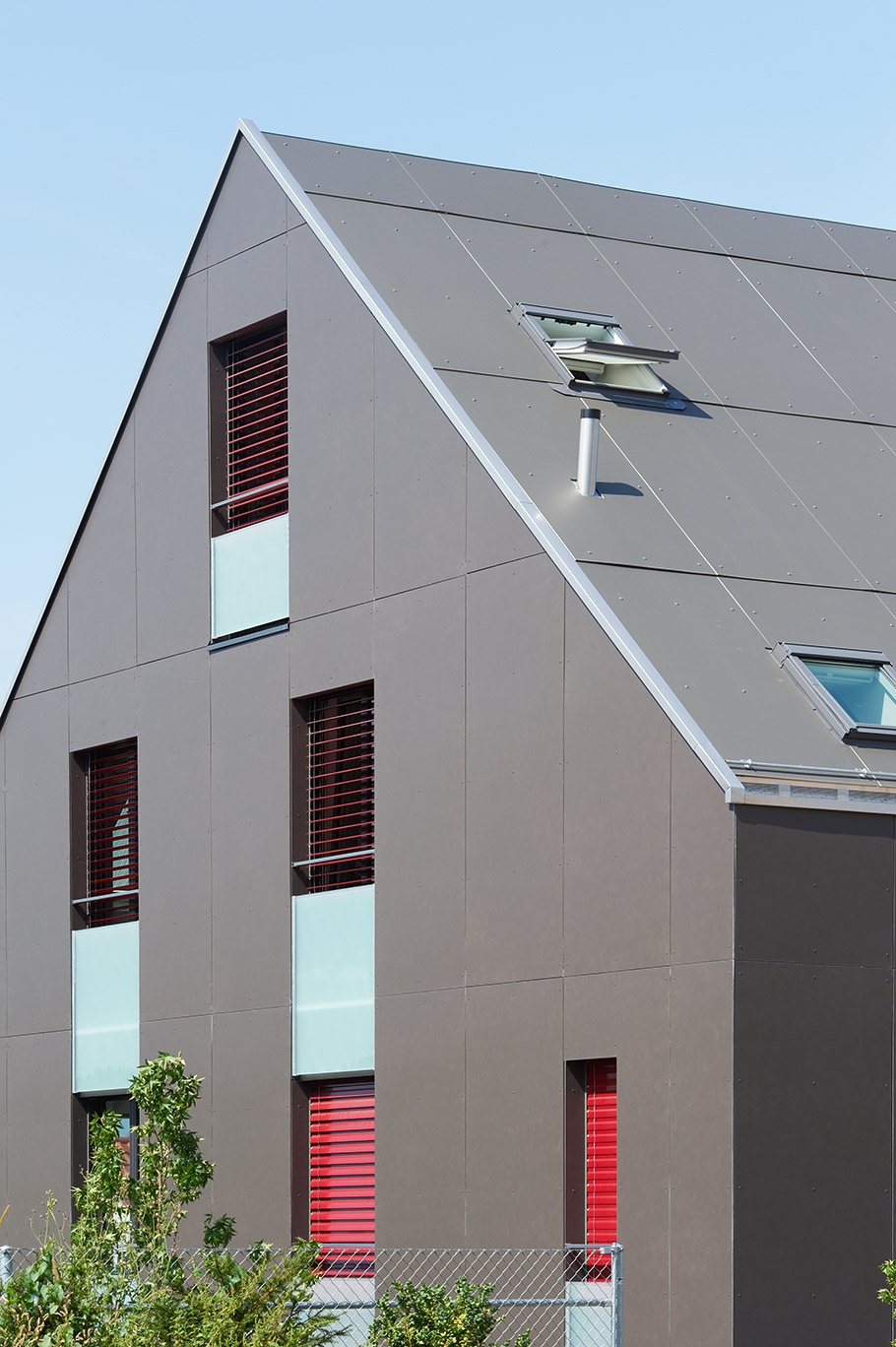 Fiber Cement Roof Panel - Swisspearl 5th facade