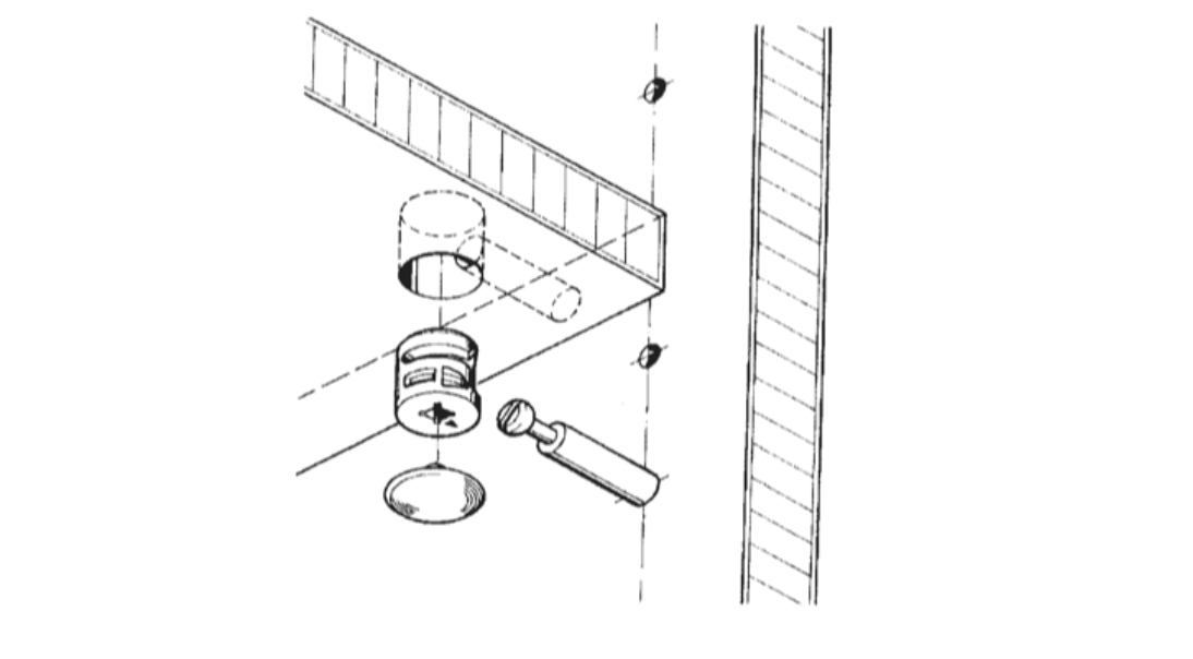 Conectores Minifix e Ixconnect