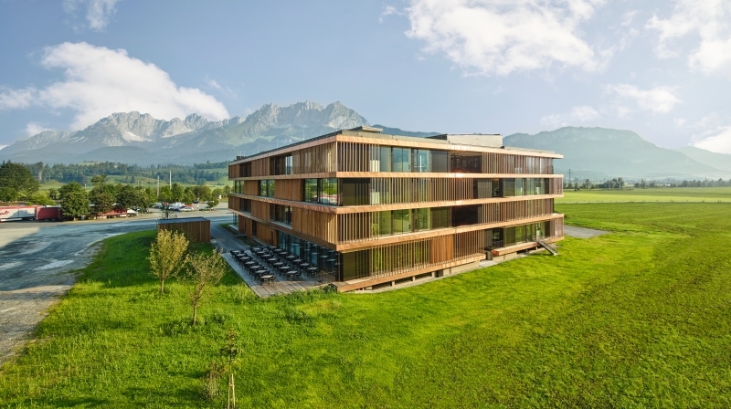 Wood-based materials in EGGER Headquarters