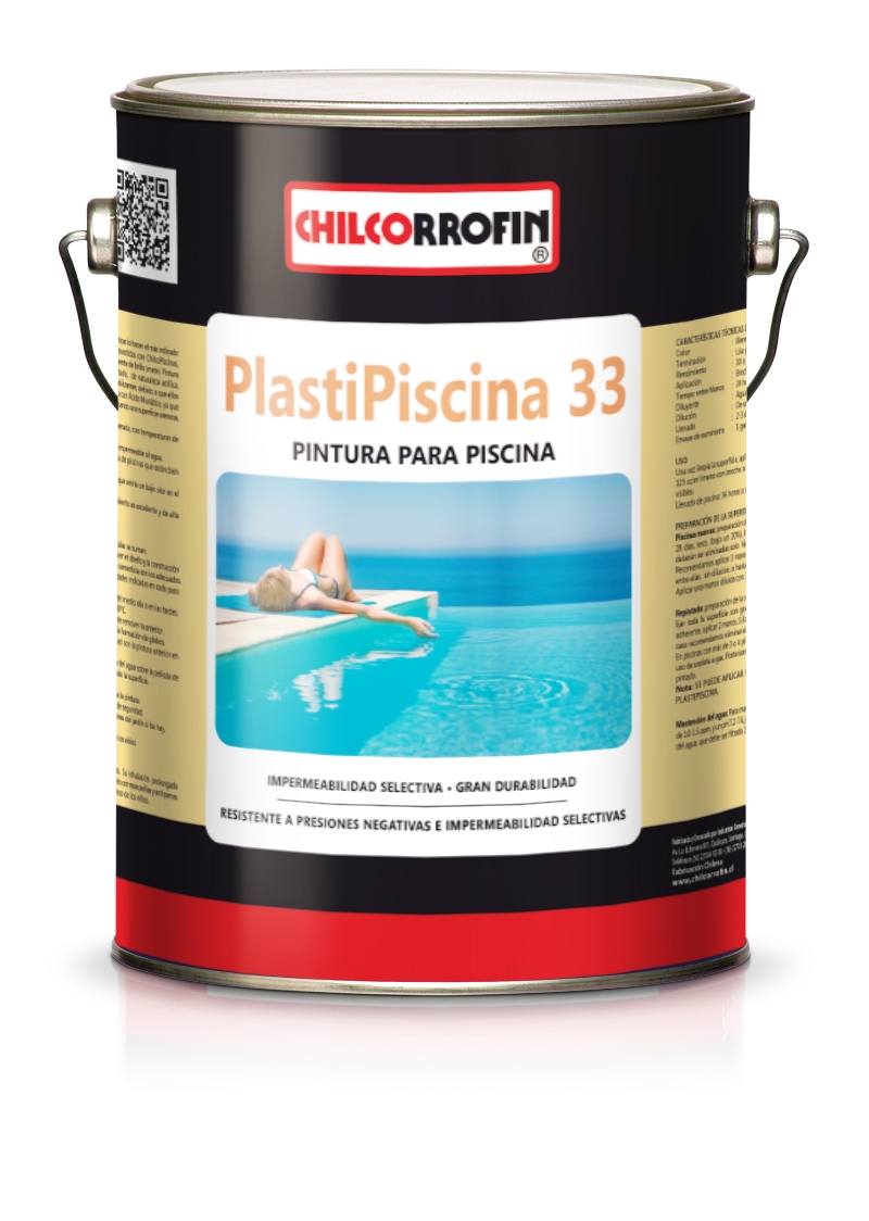 Plasti Piscinas 33 - Pintura para Piscinas de Chilcorrofin
