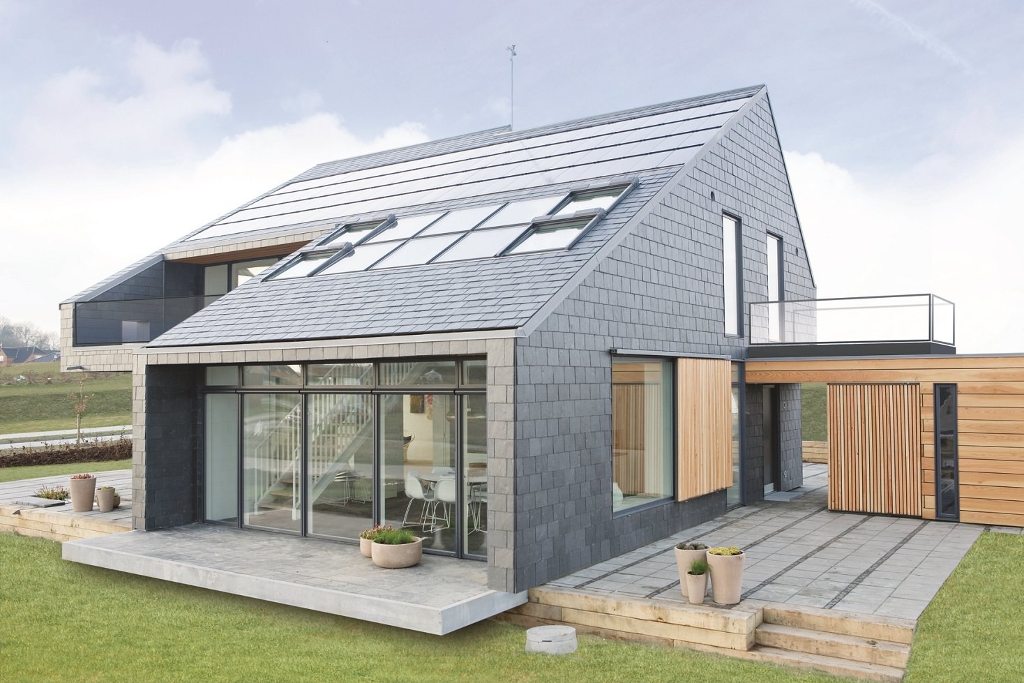 Natural Slate in Housing Projects