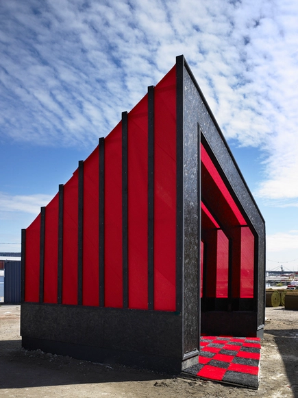 London Festival of Architecture 2012 / Nicholas Kirk Architects - Exhibition Center, Facade, Door