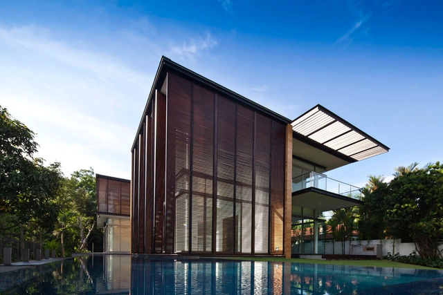 22 Oei Tiong Ham Park / AR43 Architects - Houses, Facade