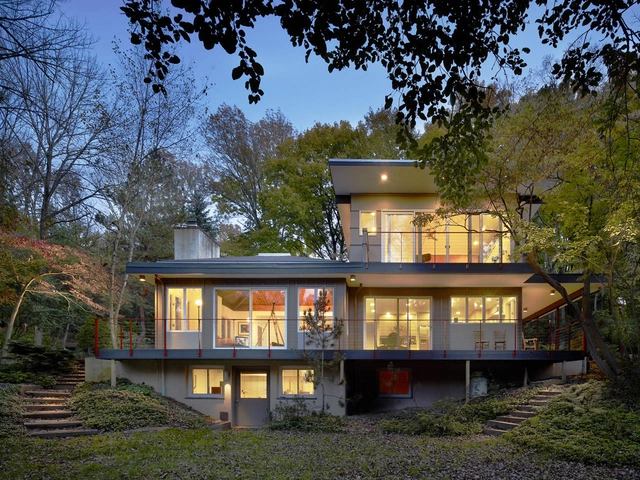 Seidenberg House / Metcalfe Architecture & Design - Houses, Stairs, Facade, Door