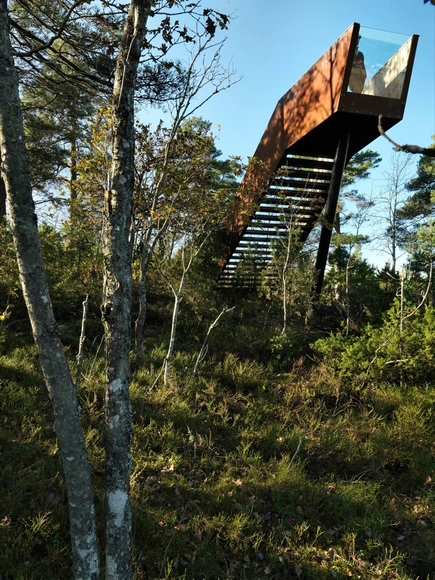 斯托克的森林阶梯 / Saunders Architecture - 景观装置