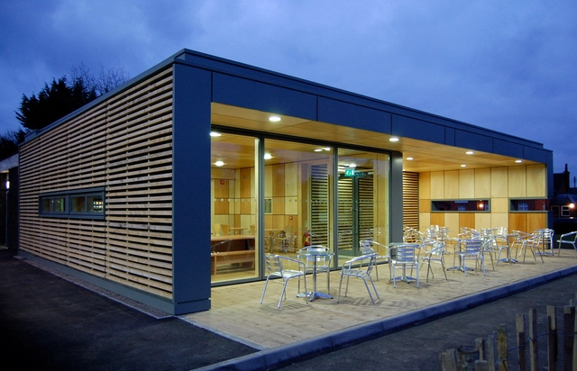Straw Bale Cafe / Hewitt Studios - Coffee Shop, Facade