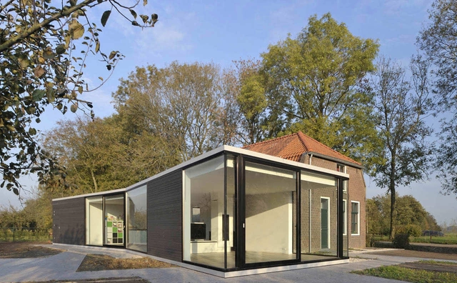 Farm House In Dutch Betuwe / reSET architecture - Houses, Door, Facade