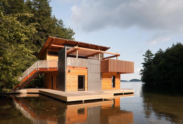 Muskoka Boathouse / Christopher Simmonds Architect - 更新项目