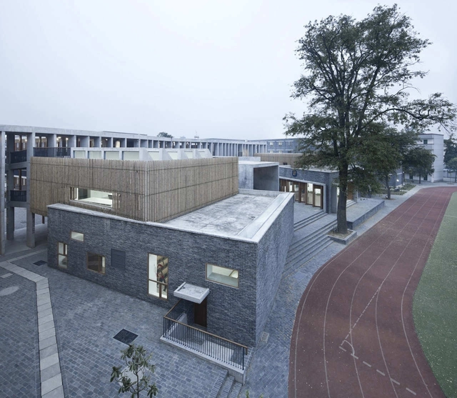 Xiaoquan Elementary School / TAO - Trace Architecture Office - Elementary & Middle School, Facade