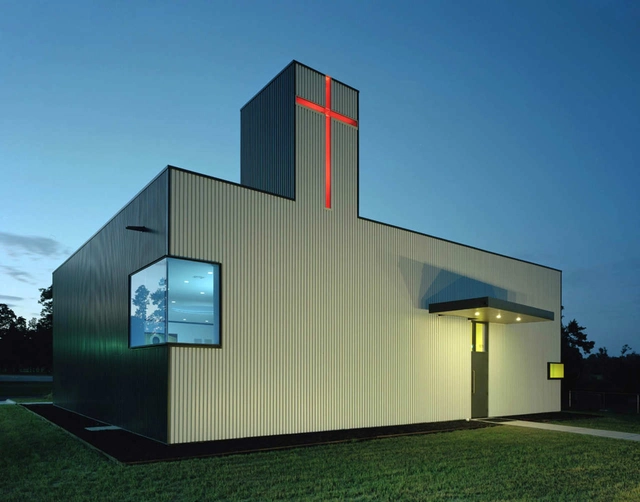 St Nicholas Church / Marlon Blackwell Architect -          Churches