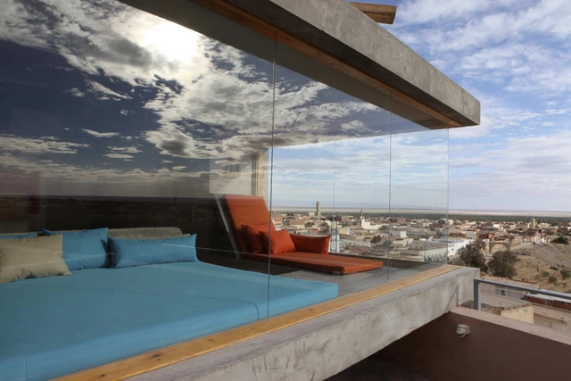 Dar HI / MATALI CRASSET - Hotels, Deck, Facade, Beam, Balcony, Table, Chair