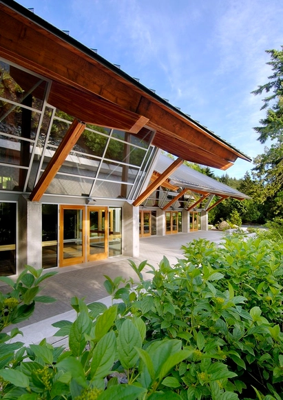 Gleneagles Community Center / Patkau Architects - Community Center, Garden, Facade, Beam